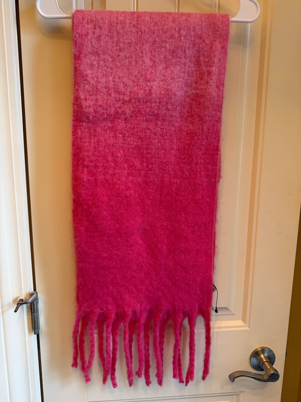 Anna & Ava Bright Fuchsia Cozy Knit Scarf